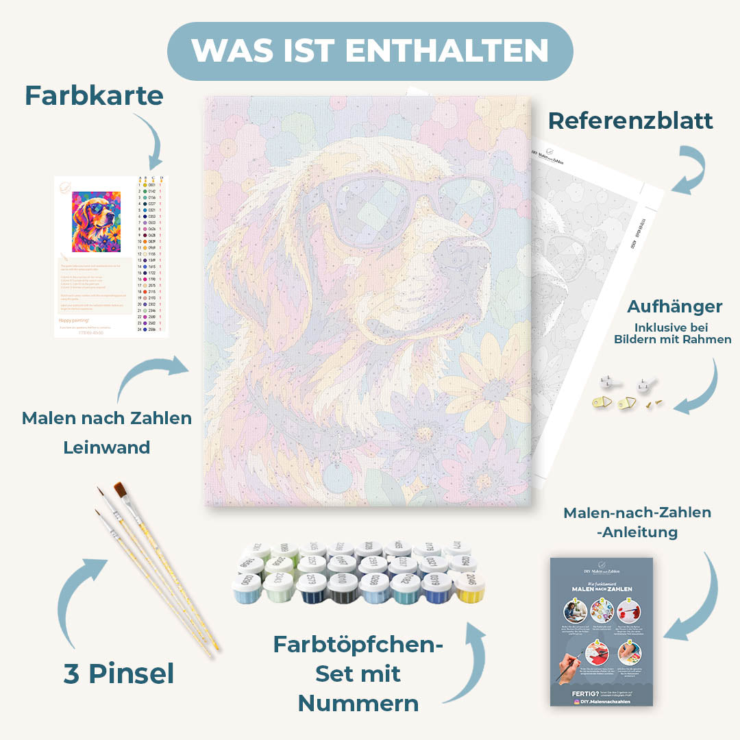 Malen nach Zahlen - Der coole Begleiter