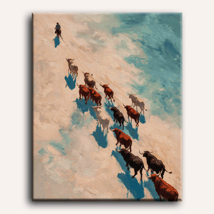 Malen nach Zahlen - Western Ranch