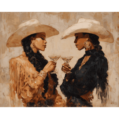 Malen nach Zahlen - Western Eleganz - Malen nach Zahlen