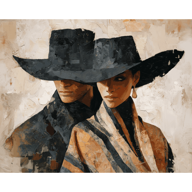 Malen nach Zahlen - Wilder Wilder Westen - Malen nach Zahlen