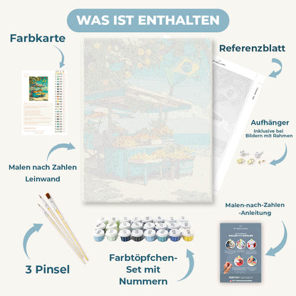Malen nach Zahlen - Der Geschmack von Sonnenschein
