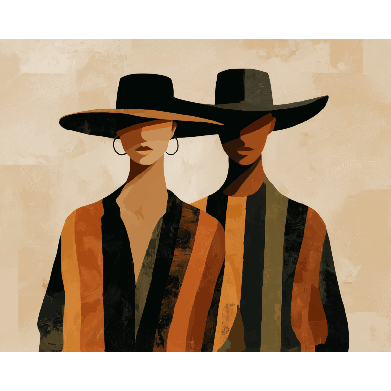 Malen nach Zahlen - Cowboy Core - Malen nach Zahlen