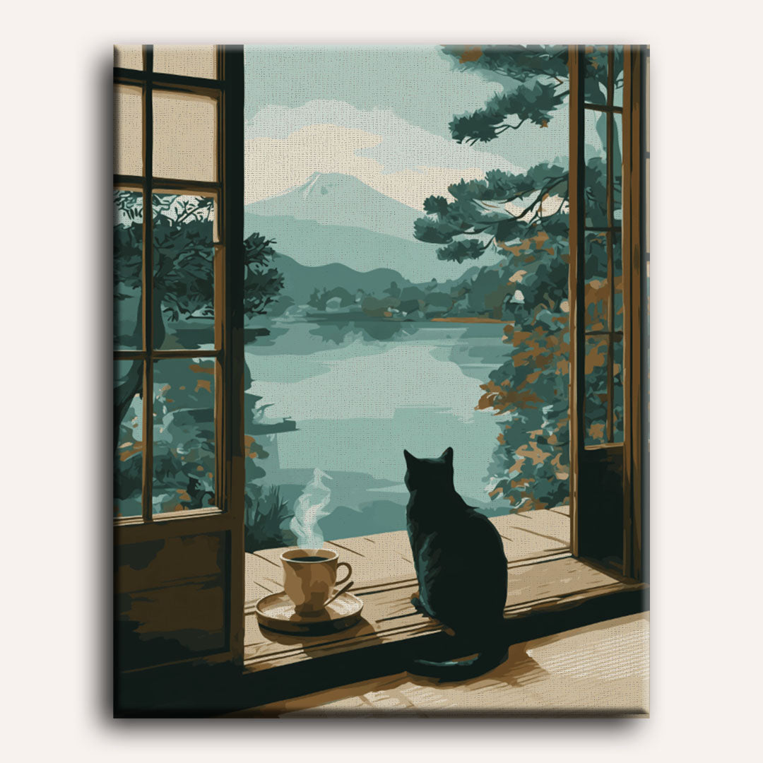 Malen nach Zahlen - Fuji Blick