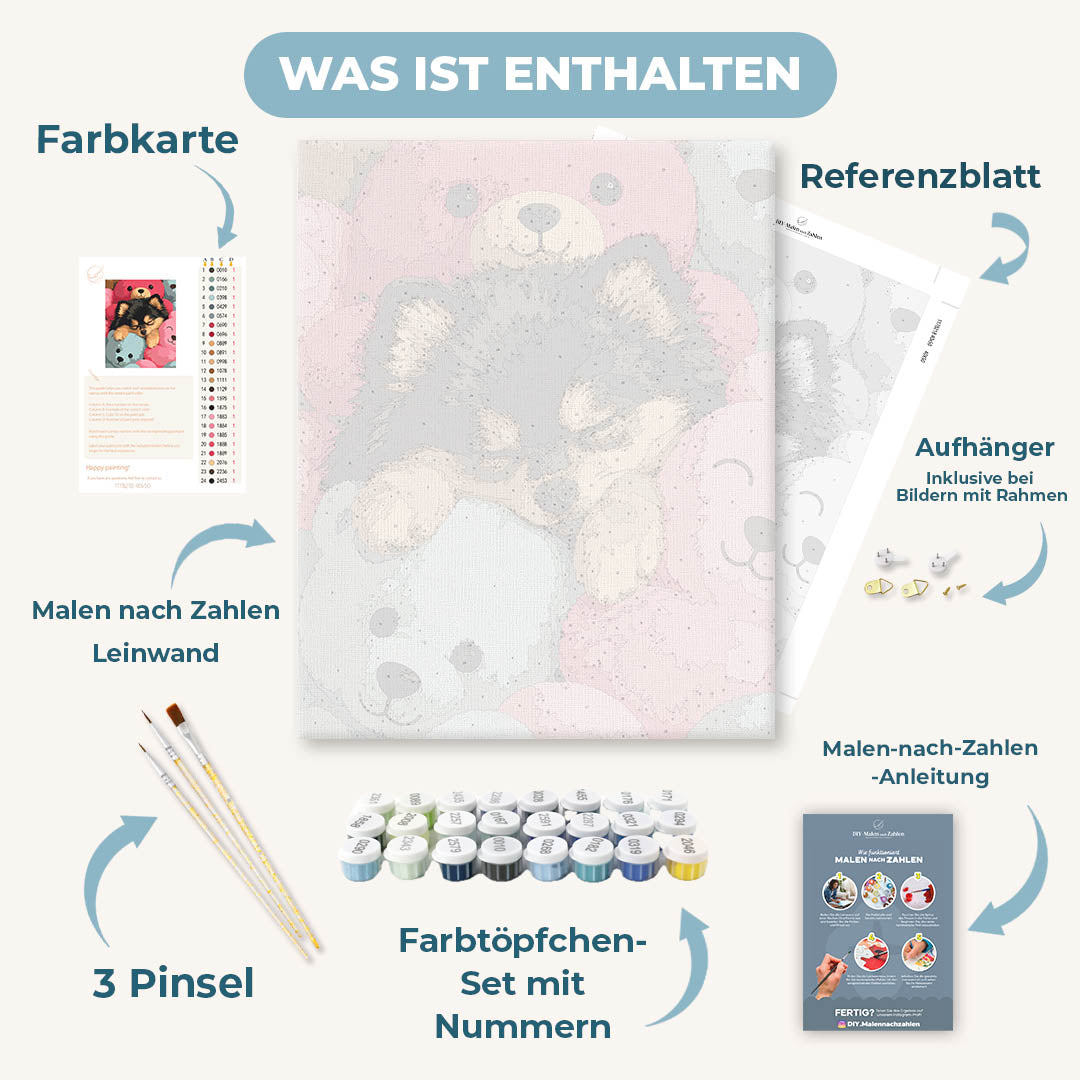 Malen nach Zahlen - Süßer Yeontan