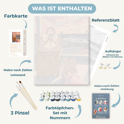 Malen nach Zahlen - Reiseziel Glück