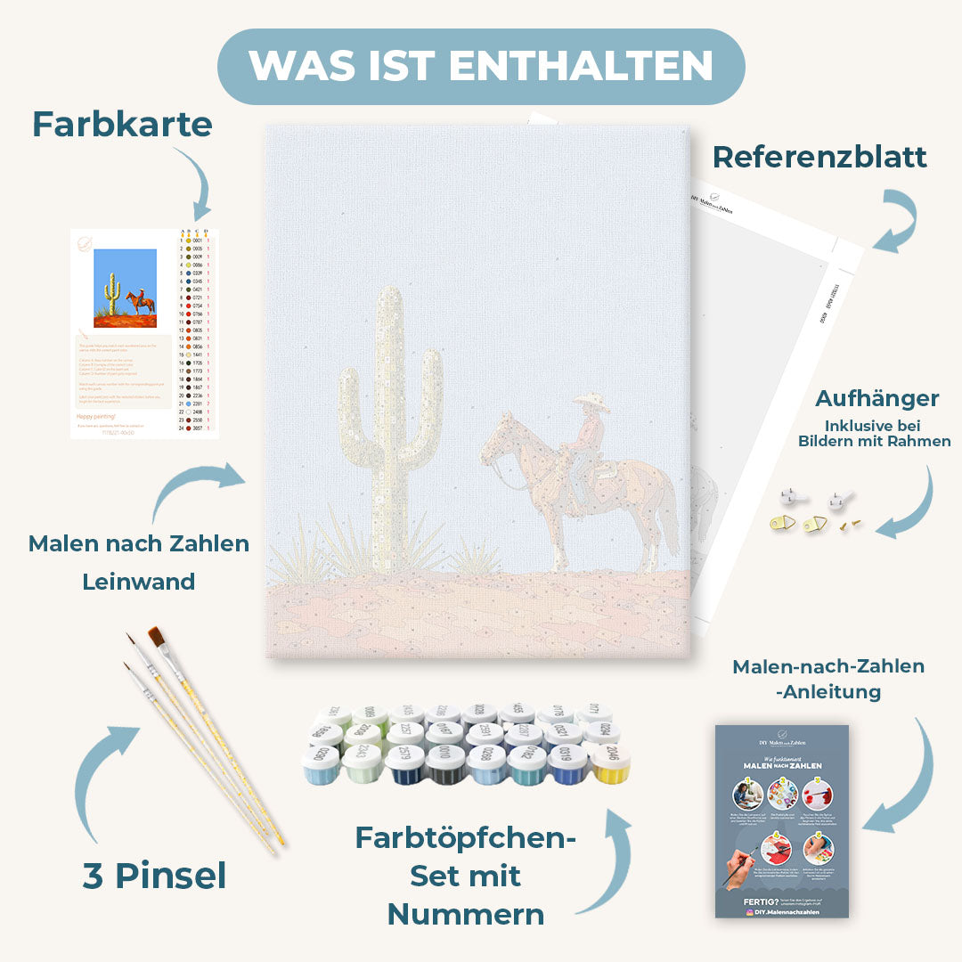 Malen nach Zahlen - Disco Cowboy