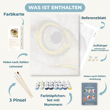 Malen nach Zahlen - Adlerauge