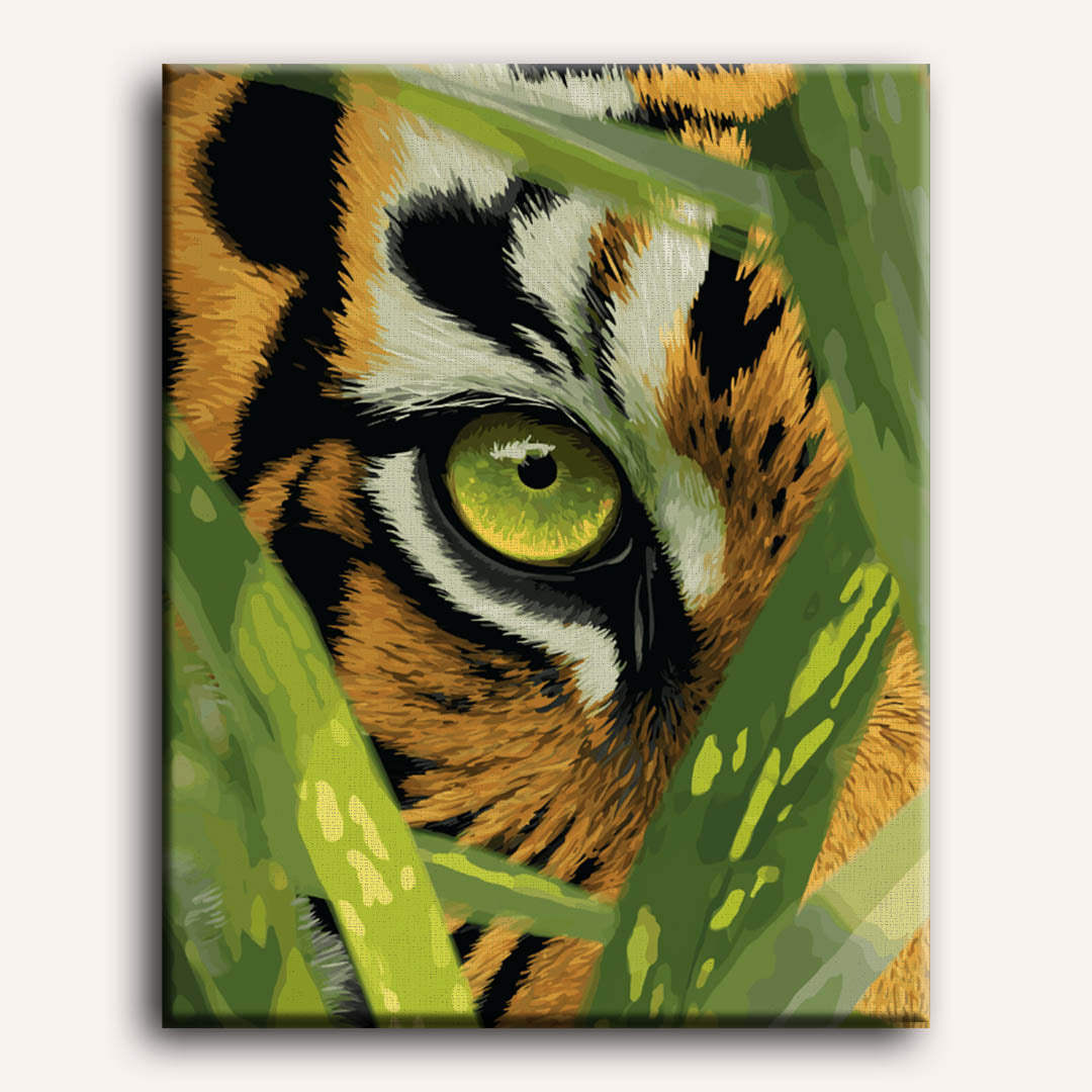 Malen nach Zahlen - Auge des Tigers