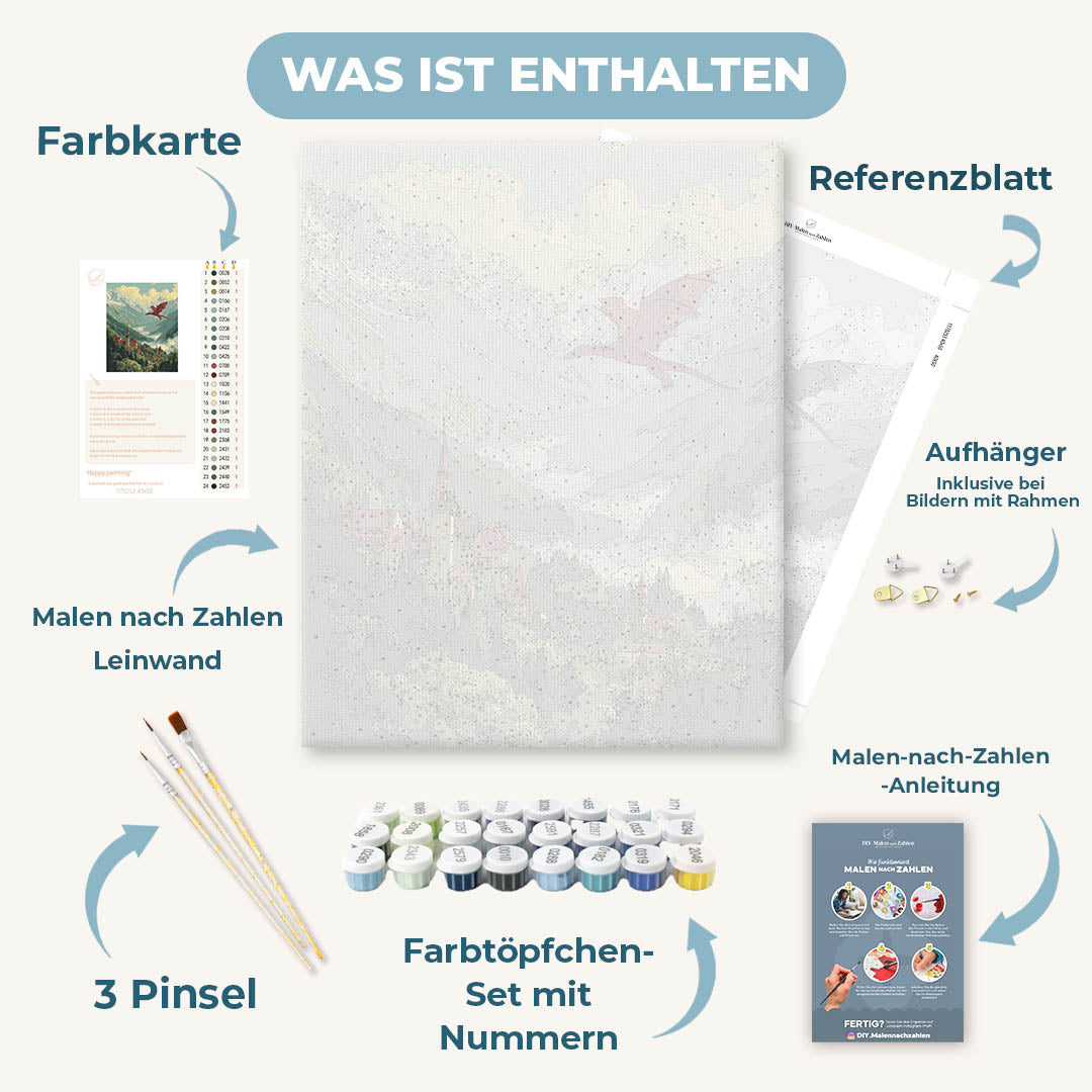 Malen nach Zahlen - Tal der Drachen