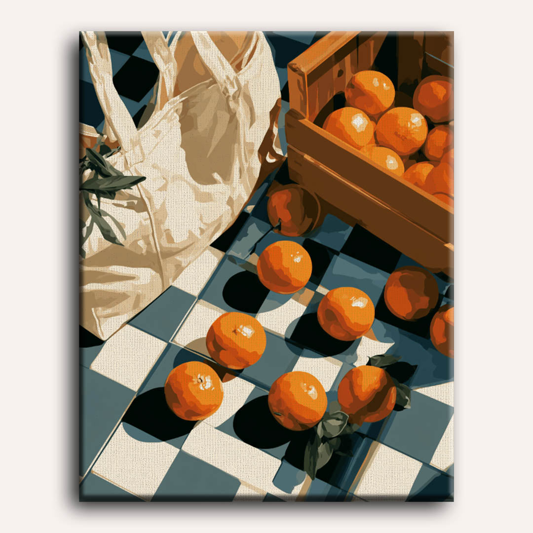 Malen nach Zahlen - Orange Crush