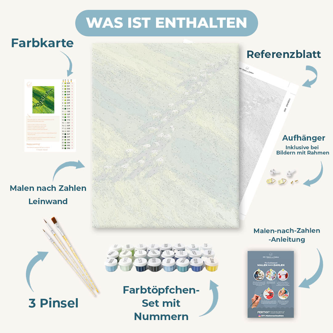 Malen nach Zahlen - Schafe hüten