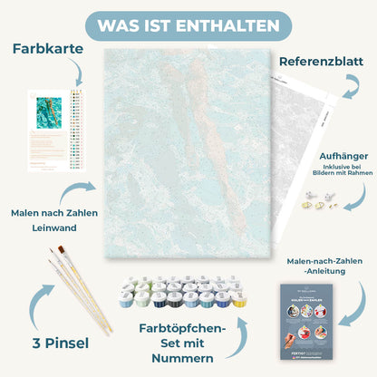Malen nach Zahlen - Sprung ins Wasser