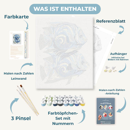 Malen nach Zahlen - Tropische Fische