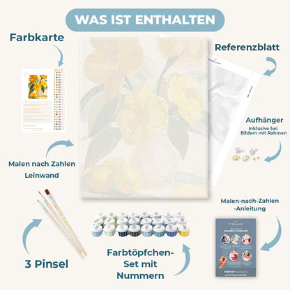 Malen nach Zahlen - Eine Vase voll Sonnenschein