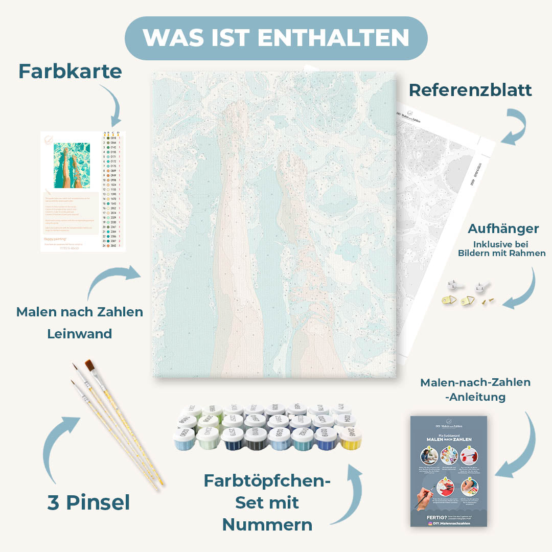 Malen nach Zahlen - Lass es fließen