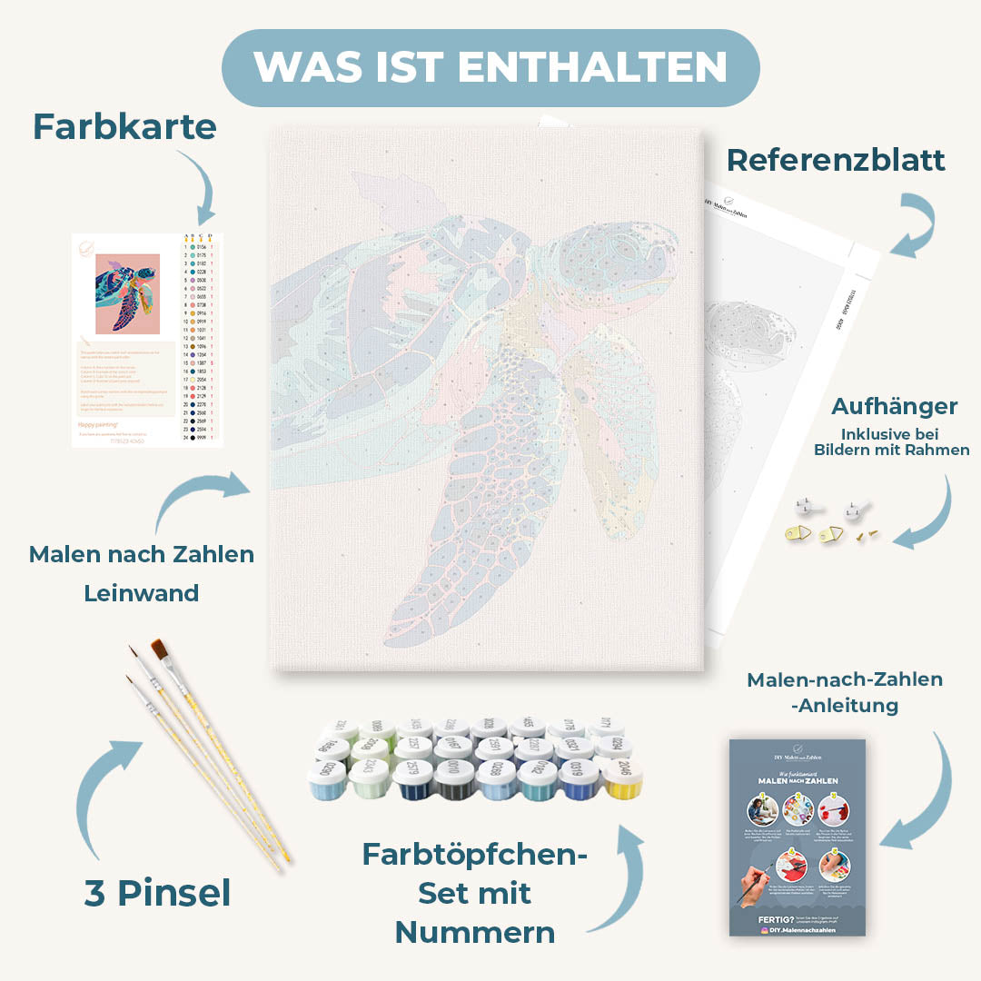 Malen nach Zahlen - Ozeanseele