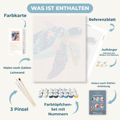 Malen nach Zahlen - Ozeanseele