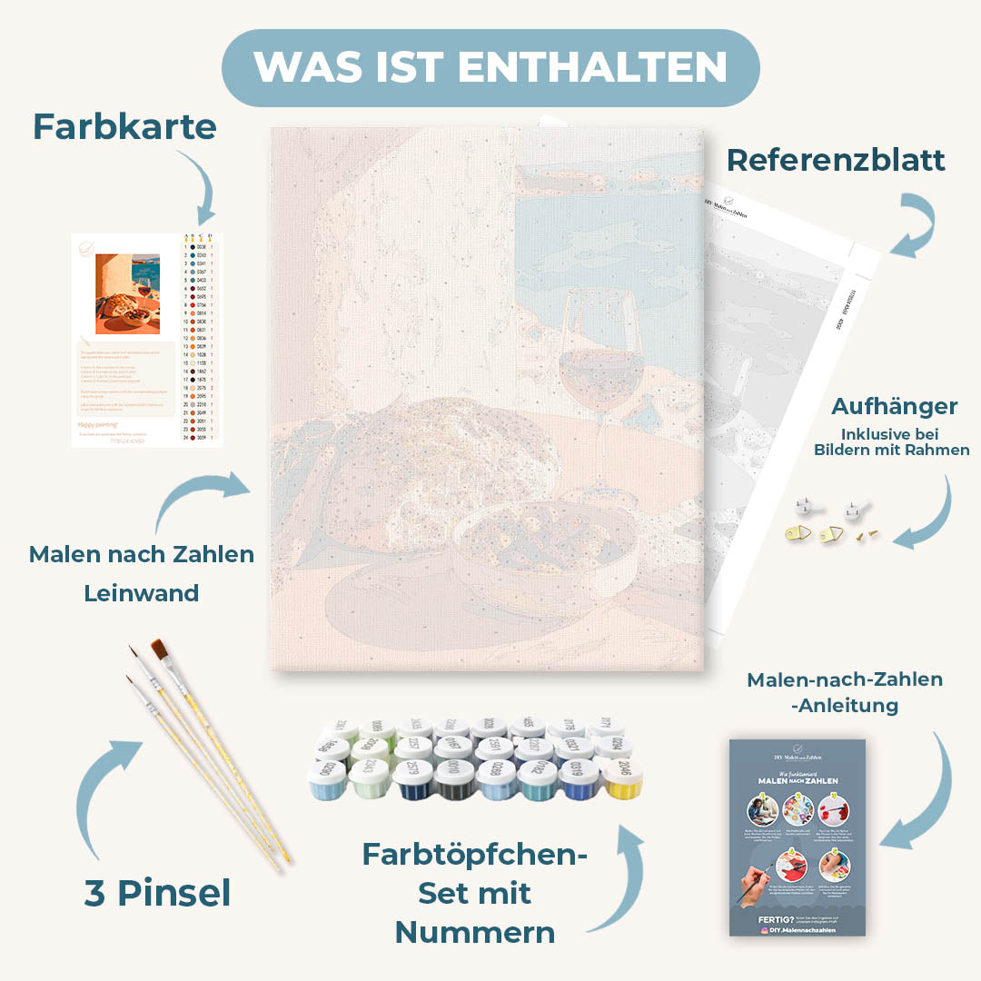 Malen nach Zahlen - Einfache Freuden