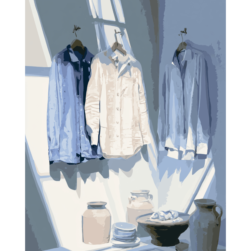 Malen nach Zahlen - Stille Essentials - Malen nach Zahlen