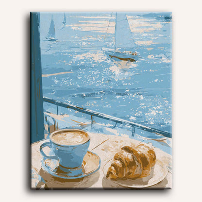Malen nach Zahlen - Morgensegeln