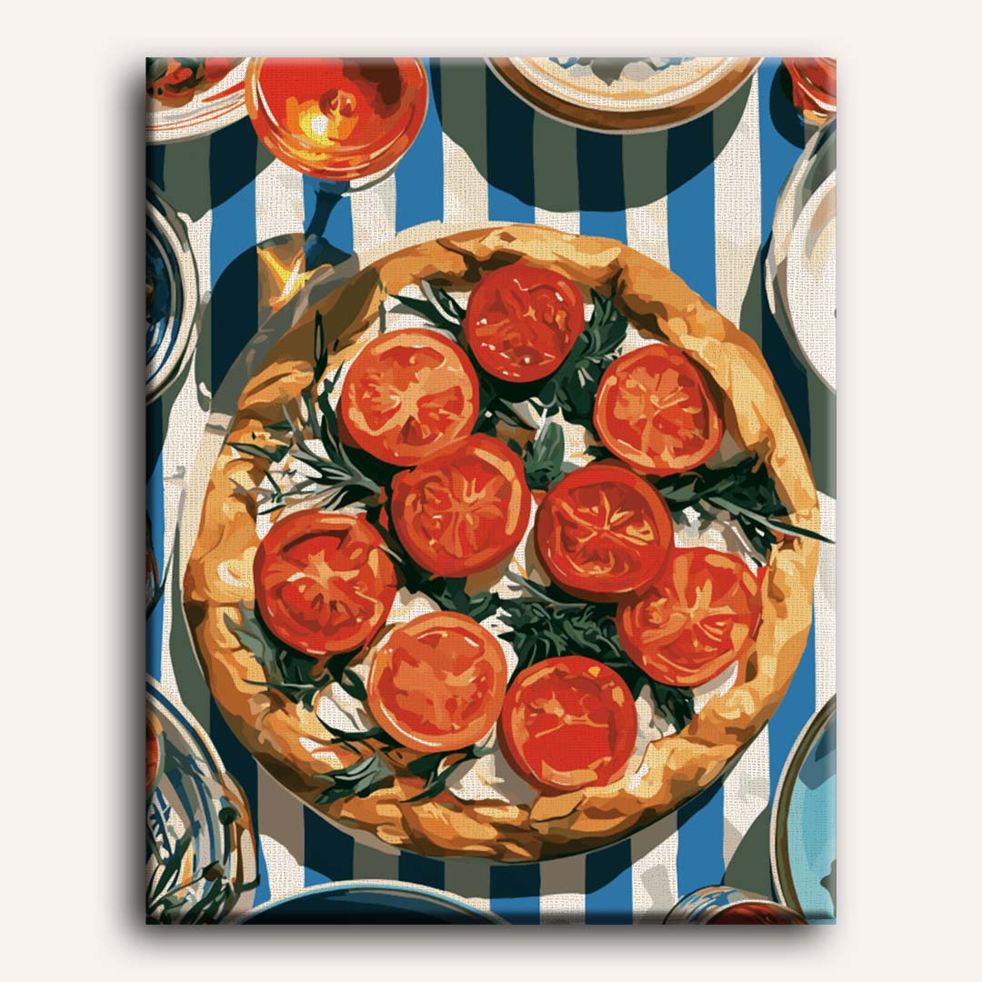 Malen nach Zahlen - Italienisches Abendessen