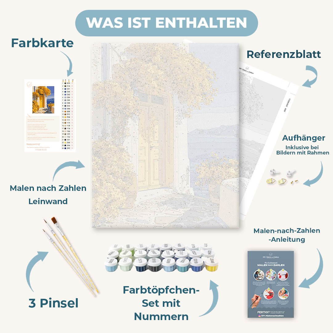 Malen nach Zahlen - Auf der Insel