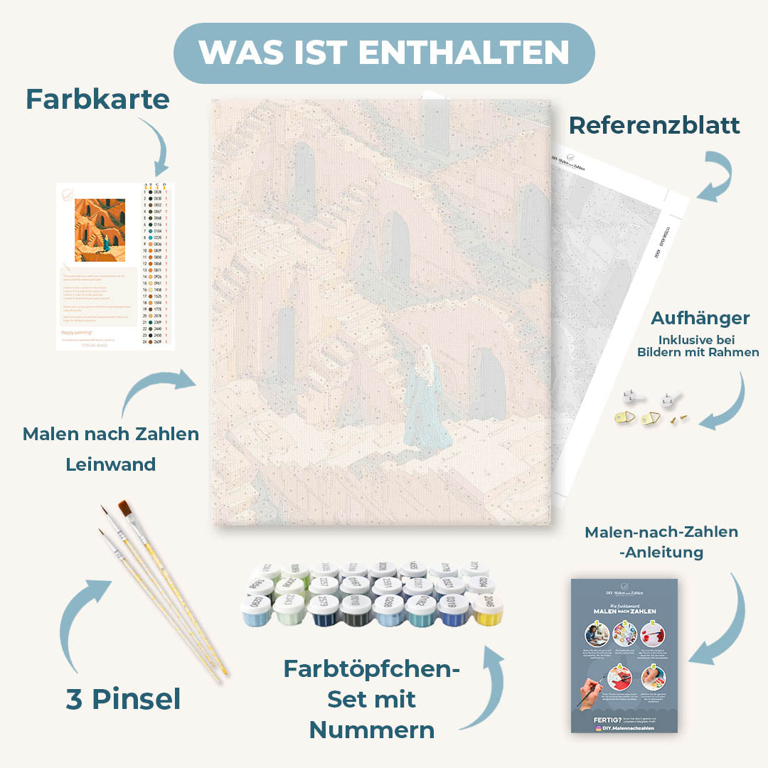 Malen nach Zahlen - Antike Pfade