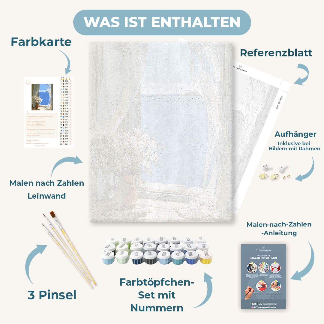 Malen nach Zahlen - Küstenmorgen