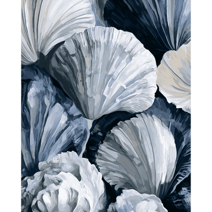 Malen nach Zahlen - Küstenmuscheln - Malen nach Zahlen