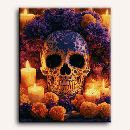 Malen nach Zahlen - Día de los Muertos Tribut