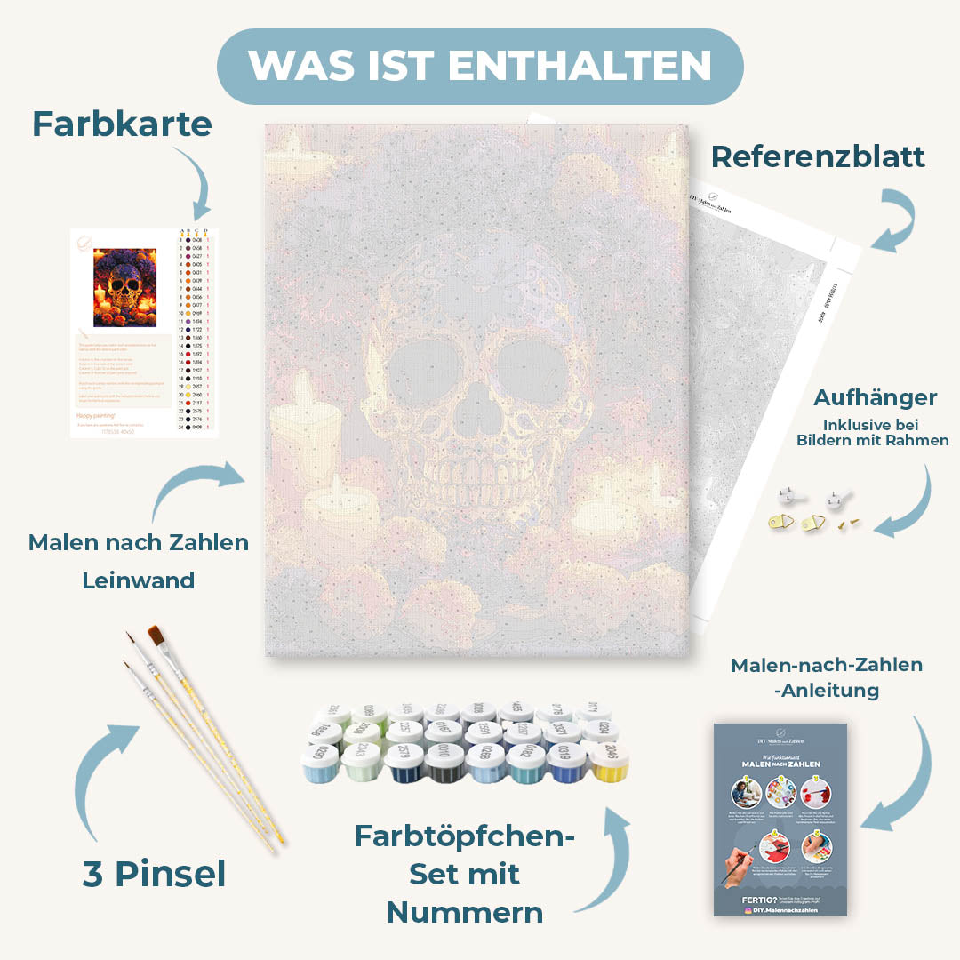 Malen nach Zahlen - Día de los Muertos Tribut