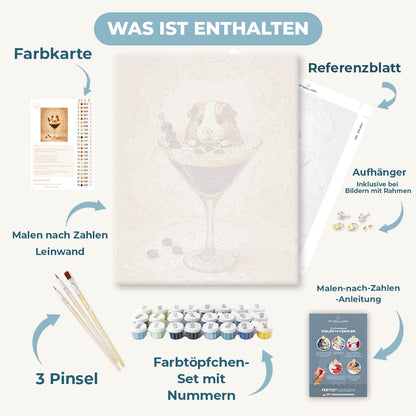 Malen nach Zahlen - Espresso-Schnurrhaare