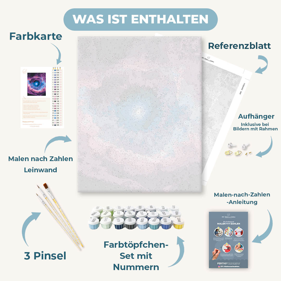 Malen nach Zahlen - Auge des Kosmos