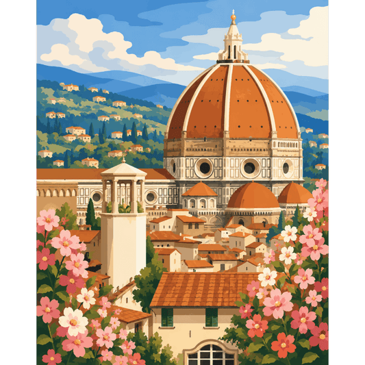 Malen nach Zahlen - Florenz - Malen nach Zahlen