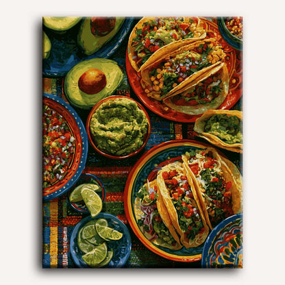 Malen nach Zahlen - Guac Party