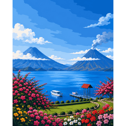 Malen nach Zahlen - Guatemala - Malen nach Zahlen