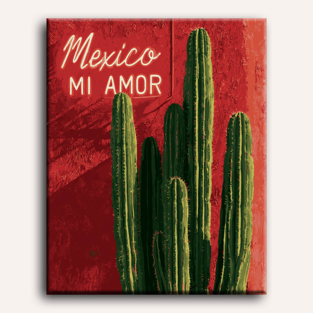 Malen nach Zahlen - Mexico Mi Amor
