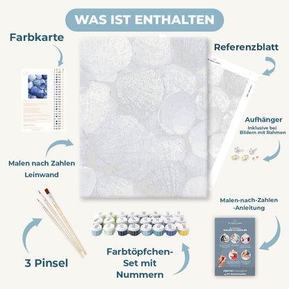 Malen nach Zahlen - Schattierungen des Meeres
