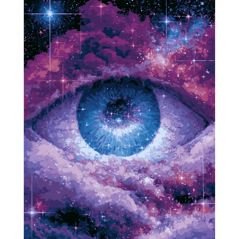 Malen nach Zahlen - Das Universum beobachtet - Malen nach Zahlen