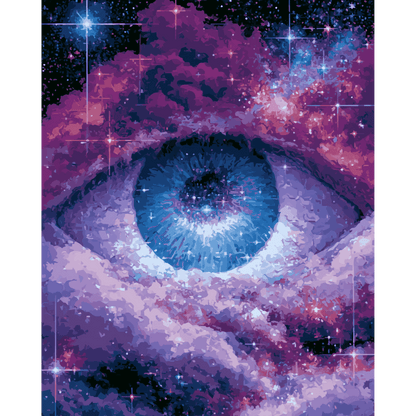 Malen nach Zahlen - Das Universum beobachtet - Malen nach Zahlen