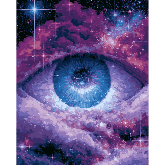 Malen nach Zahlen - Das Universum beobachtet - Malen nach Zahlen