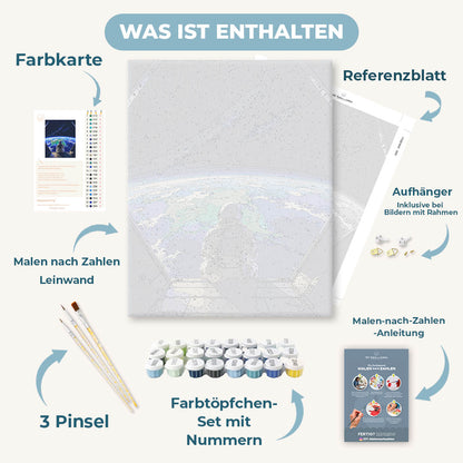Malen nach Zahlen - Fenster zur Erde