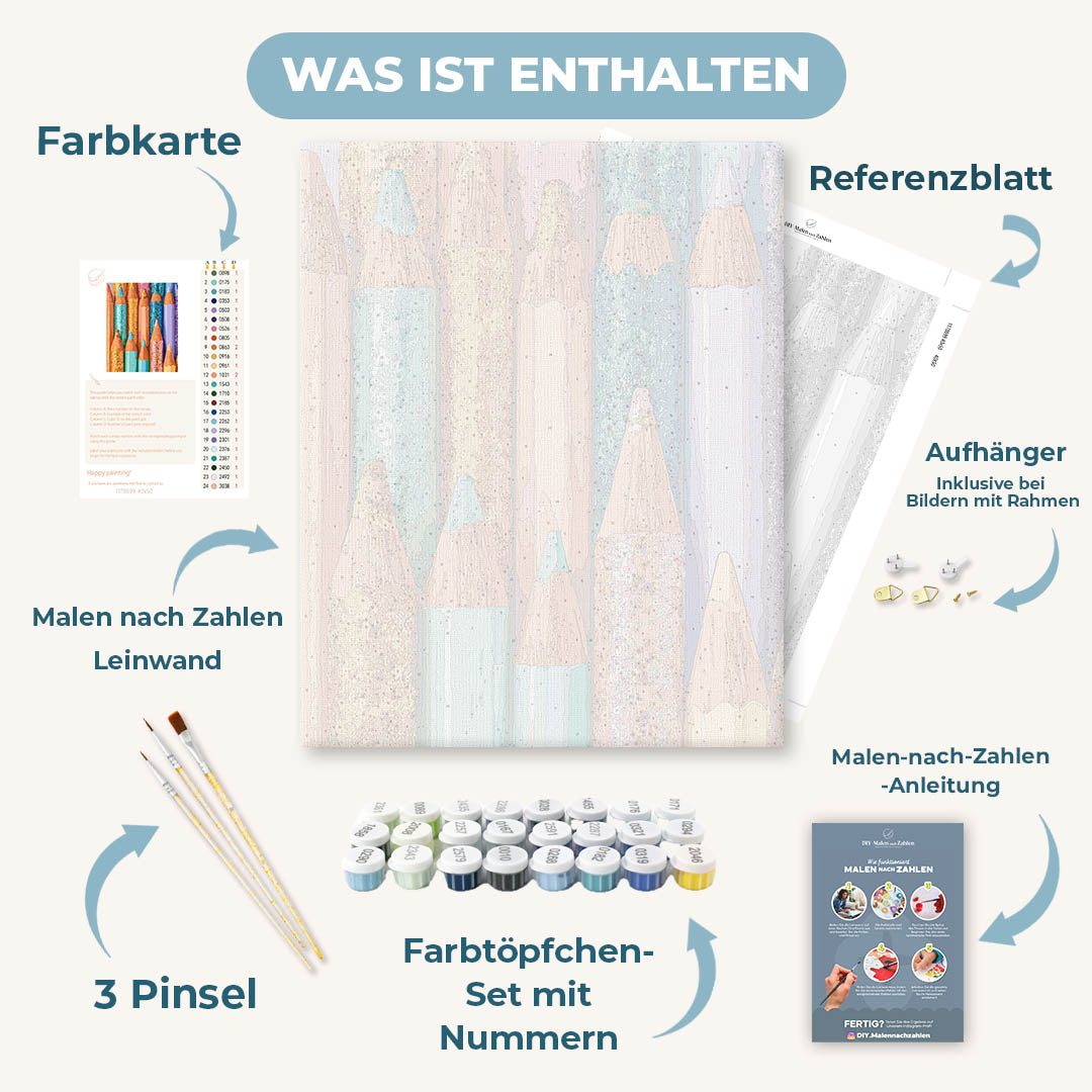 Malen nach Zahlen - Kreativer Funke