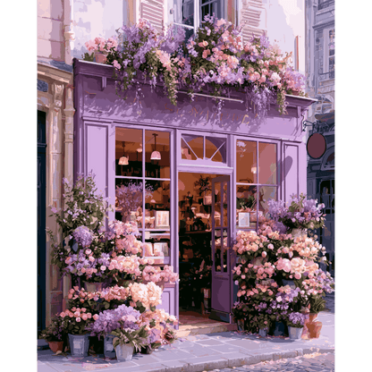 Malen nach Zahlen - Lavendel-Ecke - Malen nach Zahlen