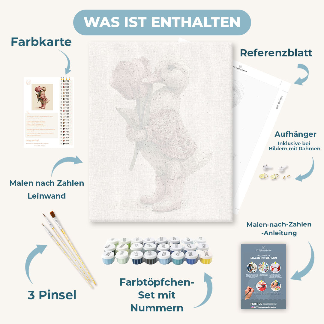 Malen nach Zahlen - Kleiner Schatz