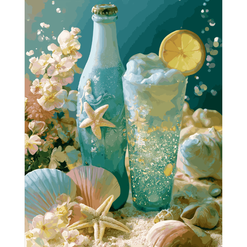 Malen nach Zahlen - Ocean Fizz - Malen nach Zahlen