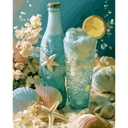 Malen nach Zahlen - Ocean Fizz - Malen nach Zahlen
