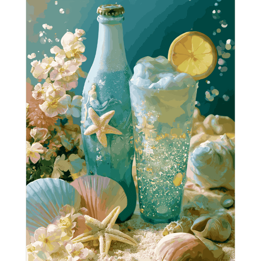 Malen nach Zahlen - Ocean Fizz - Malen nach Zahlen