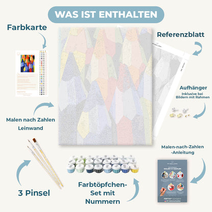 Malen nach Zahlen - Buntstift-Party