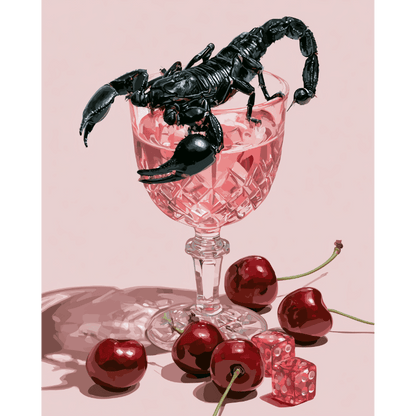 Malen nach Zahlen - Skorpion Rosé - Malen nach Zahlen
